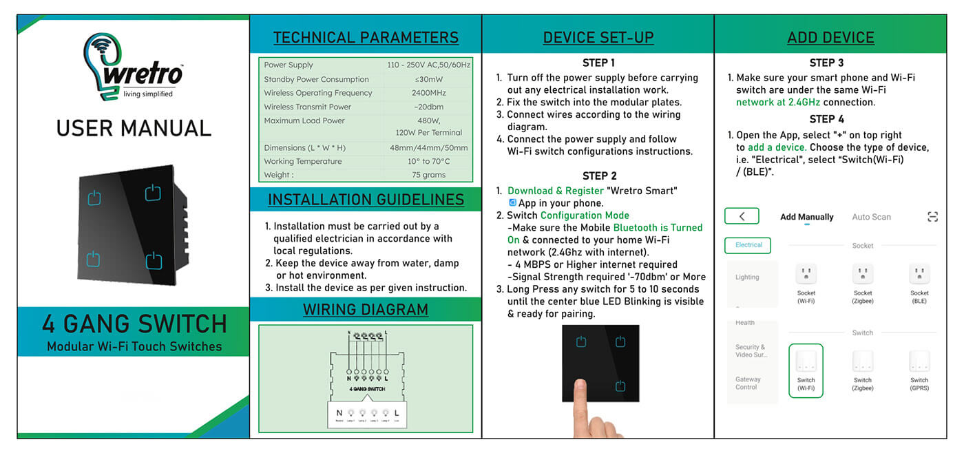 Amazon Product User Manual Design